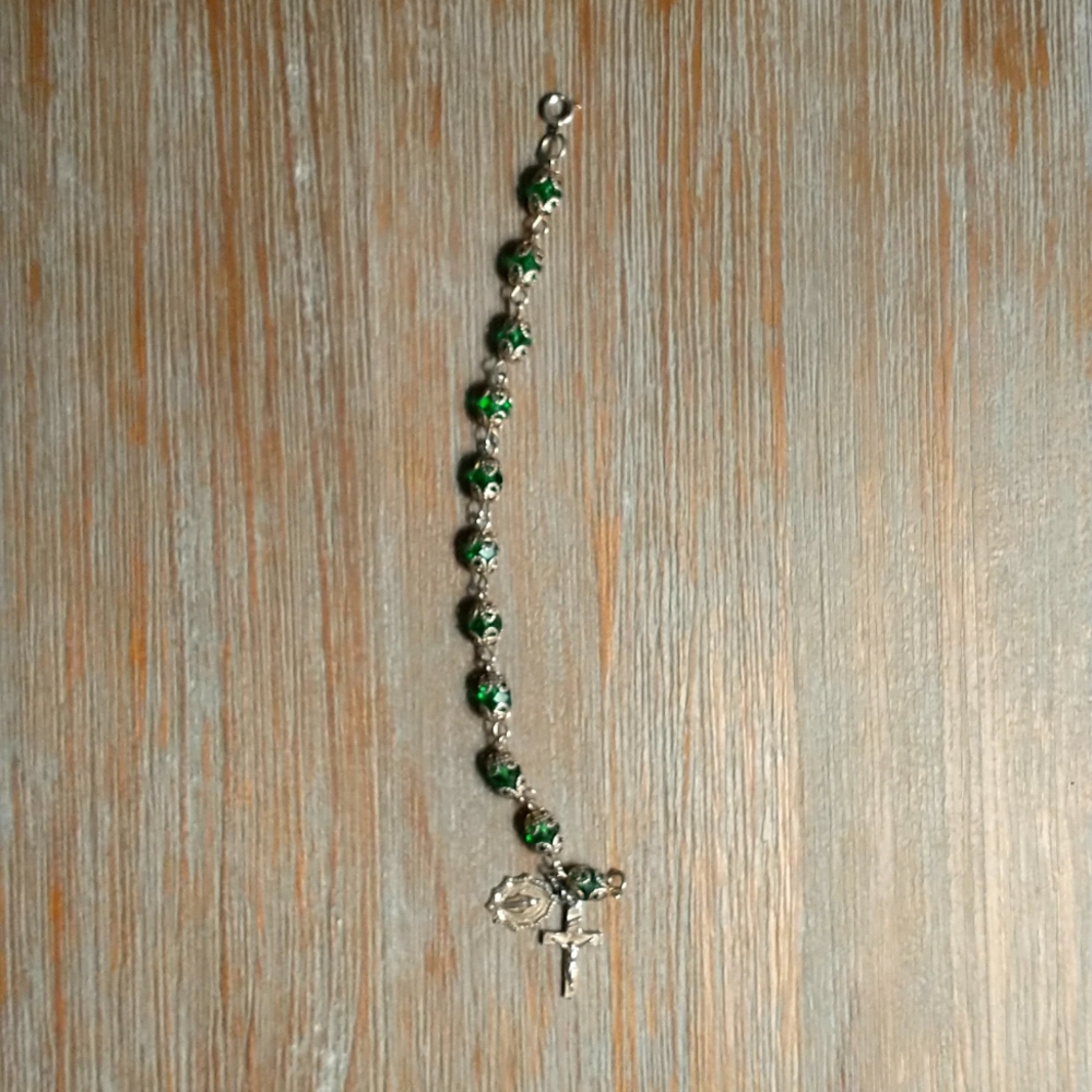 Goldstone bracelet, religious
